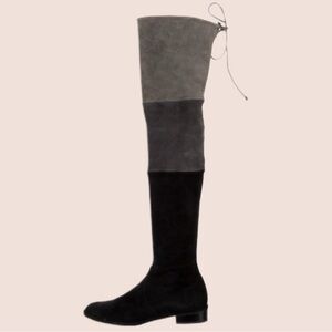 Stuart Weitzman Lowland Suede Over The Knee Boots